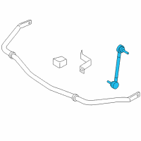 OEM 1995 Ford Windstar Stabilizer Link Diagram - 8R3Z-5K483-A