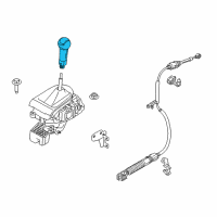 OEM 2022 Ford Mustang Shift Knob Diagram - FR3Z-7213-AC