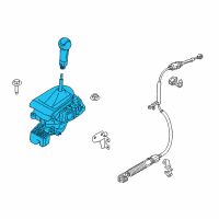 OEM 2020 Ford Mustang Gear Shift Assembly Diagram - JR3Z-7210-EB