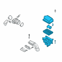 OEM Hyundai Veloster Cleaner Assembly-Air Diagram - 28110-J3750