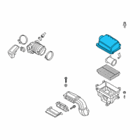 OEM 2019 Hyundai Veloster Cover-Air Cleaner Diagram - 28111-M6100