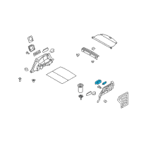 OEM 2012 Kia Sportage Lamp Assembly-Luggage Compartment Diagram - 926200X000