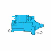 OEM 2019 Jeep Grand Cherokee Engine Starter Diagram - 56029780AD