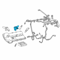 OEM Lincoln Crankshaft Sensor Diagram - XW4Z-6C315-BB