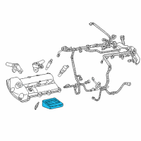 OEM Ford Thunderbird Lighting Control Module Diagram - 1W6Z-14B205-AA