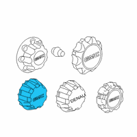 OEM GMC Hub Cap Diagram - 22909150