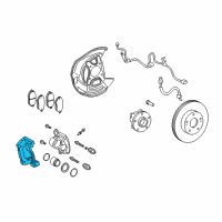 OEM 2014 Lexus IS250 Mounting, Disc Brake Diagram - 47721-30521