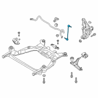 OEM 2016 Ford Edge Stabilizer Link Diagram - DG9Z-5K484-A