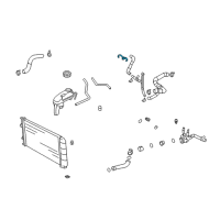 OEM 2003 Pontiac Sunfire Lower Hose Clip Diagram - 22681354