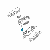 OEM Lexus ES350 Cover, Relay Block Diagram - 82661-33050