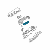OEM Lexus ES350 Block Assembly, Relay Diagram - 82660-33110