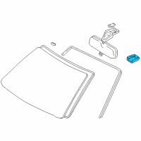 OEM 1999 Toyota RAV4 Mirror Inside Cover Diagram - 87834-12030-B4