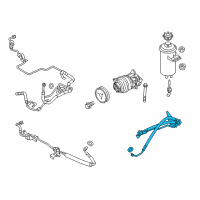 OEM 2012 BMW X6 1St Part Adaptive Drive Expansion Hose Diagram - 32-41-6-793-400