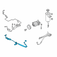 OEM 2013 BMW X6 2Nd Part Adaptive Drive Expansion Hose Diagram - 32-41-6-793-401