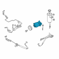 OEM 2012 BMW X6 Tandem Pump Diagram - 32-41-6-788-959