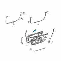 OEM 2020 Lexus LC500 Seal, Front Door Division Diagram - 67533-11010