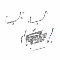 OEM 2022 Lexus LC500h WEATHERSTRIP, Access Diagram - 67873-11010