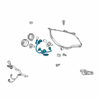 OEM 2013 Chevrolet Equinox Socket & Wire Diagram - 23263505