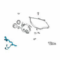 OEM 2011 Chevrolet Equinox Harness Diagram - 20976391