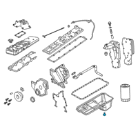 OEM Ram Oil Drain Plug Diagram - 68210509AA