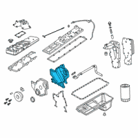 OEM Ram 3500 Cover-Timing Case Diagram - 68443544AA