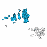 OEM Toyota GR Supra Pump Assembly Diagram - 16032-WAA01