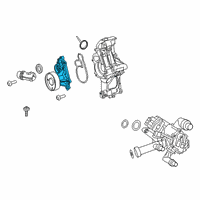 OEM 2021 Toyota GR Supra Water Pump Diagram - 16100-WAA04