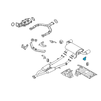 OEM 2011 Infiniti EX35 Insulator-Exhaust, Dynamic Damper Diagram - 20785-JK09A