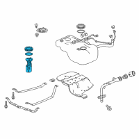 OEM 2018 Acura MDX Module Set, Fuel Pump Diagram - 17045-TZ5-A11