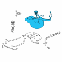 OEM 2019 Honda Pilot TANK SET, FUEL Diagram - 17044-TG7-A01