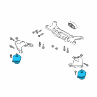 OEM 2017 Ford Mustang Mount Diagram - BR3Z-6038-B