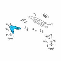 OEM 2012 Ford Mustang Support Bracket Diagram - BR3Z-6028-A
