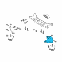 OEM 2012 Ford Mustang Support Bracket Diagram - BR3Z-6031-A