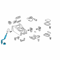 OEM 2004 Toyota Sequoia Shift Lever Diagram - 36360-34050