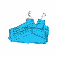 OEM 2020 Ford F-150 Fog Lamp Assembly Diagram - JL3Z-15200-B