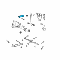 OEM 1998 Ford Crown Victoria Upper Control Arm Diagram - 8W1Z-5500-B