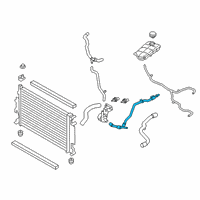 OEM 2019 Ford Transit Connect Water Hose Diagram - KV6Z-8A577-A