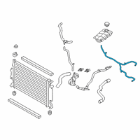 OEM 2021 Ford Transit Connect Overflow Hose Diagram - KV6Z-8075-J