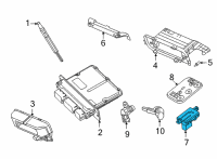 OEM Ford F-350 Super Duty Glow Plug Controller Diagram - LC3Z-12B533-A