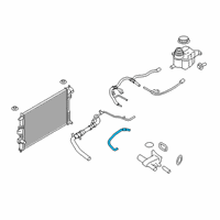 OEM Ford Explorer Upper Hose Diagram - L1MZ-8260-C