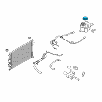 OEM Lincoln Reservoir Diagram - L1MZ-8A080-B