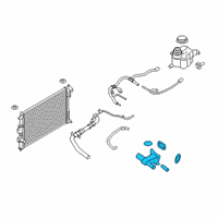 OEM Ford Explorer Reservoir Hose Diagram - L1MZ-8A365-AAD