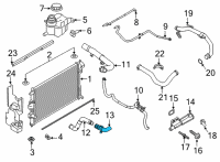 OEM 2020 Ford Explorer Lower Hose Diagram - L1MZ-8286-E