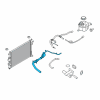 OEM 2020 Ford Explorer Overflow Hose Diagram - L1MZ-8075-A