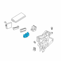 OEM 2012 Lexus IS250 Block Assembly, Relay Diagram - 82660-30A10