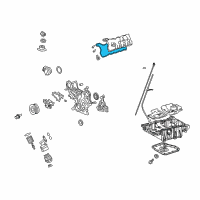 OEM 2014 Lexus LS600h Gasket, Cylinder Head Cover, NO.2 Diagram - 11214-38020