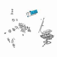 OEM 2016 Lexus LS460 Cover Sub-Assembly, Cylinder Diagram - 11201-38051