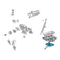 OEM Lexus LS600h Pan Sub-Assy, Oil, NO.2 Diagram - 12102-38030