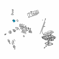 OEM Lexus LS600h Motor Assembly, Cam Timing Diagram - 13090-38030