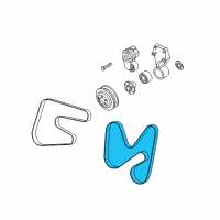 OEM 2012 Ram 3500 Belt-SERPENTINE Diagram - 53041138AE